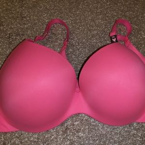 Victoria Secret padded Bra Hot Pink size 38C. NWT.